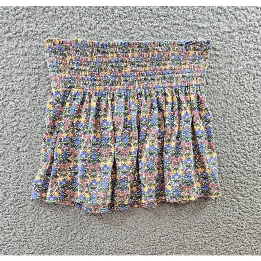 Polo Ralph Lauren Floral Smocked Top and Skirt Set Girls' L (12-14) Multi PullOn